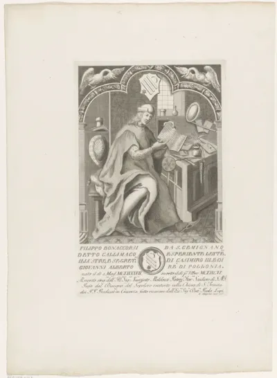 Portret van Filippo Buonaccorsi