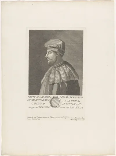 Portret van Filippo Buondelmonti degli Scolari