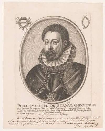 Portret van Filippo di Piero Strozzi