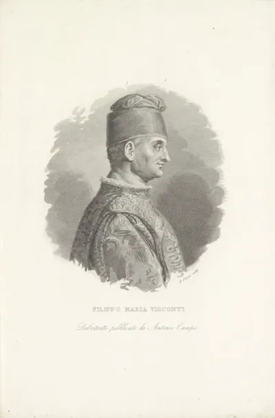 Portret van Filippo Maria Visconti, hertog van Milaan