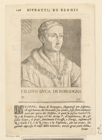 Portret van Filips de Goede, hertog van Bourgondië