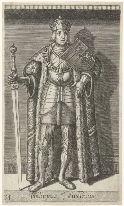 Portret van Filips de Schone, hertog van Bourgondië