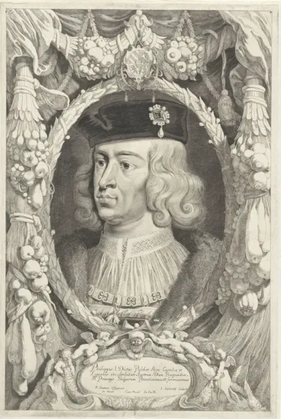 Portret van Filips de Schone, hertog van Bourgondië