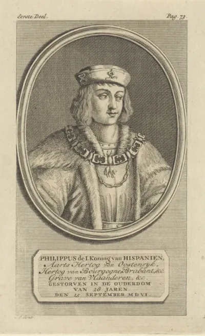 Portret van Filips de Schone, hertog van Bourgondië