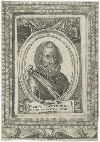 Portret van Filips graaf van Hohenlohe