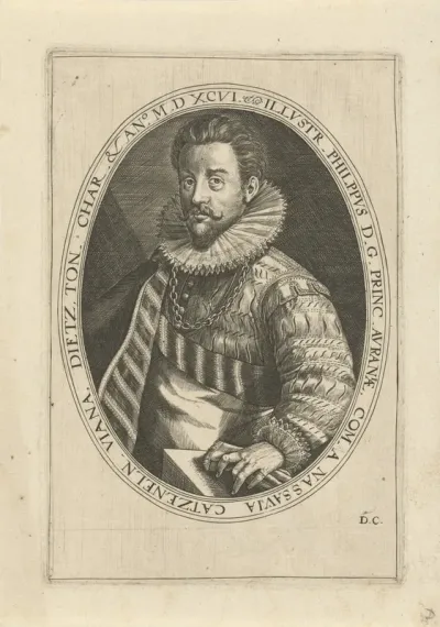 Portret van Filips graaf van Nassau