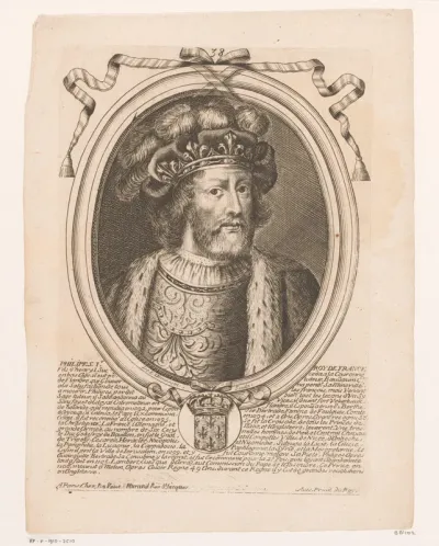 Portret van Filips I, koning van Frankrijk