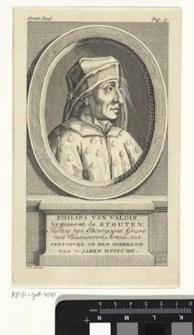 Portret van Filips II de Stoute, hertog van Bourgondië