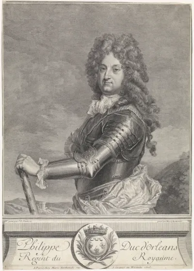Portret van Filips II, hertog van Orléans