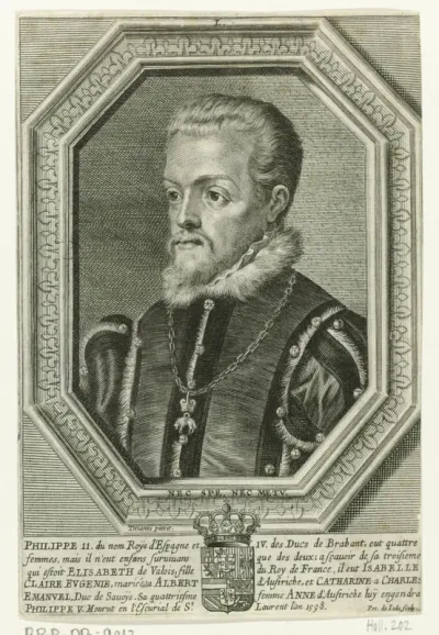 Portret van Filips II, koning van Spanje