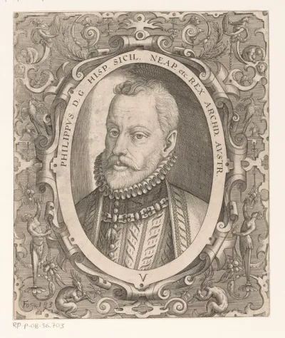 Portret van Filips II, koning van Spanje