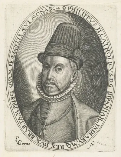 Portret van Filips II, koning van Spanje