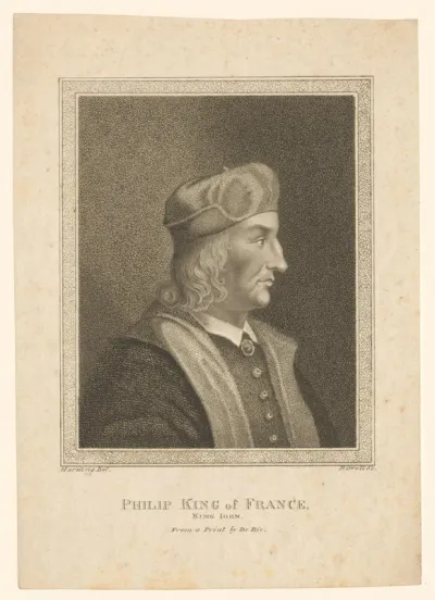 Portret van Filips II van Frankrijk