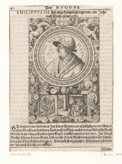 Portret van Filips III, koning van Frankrijk