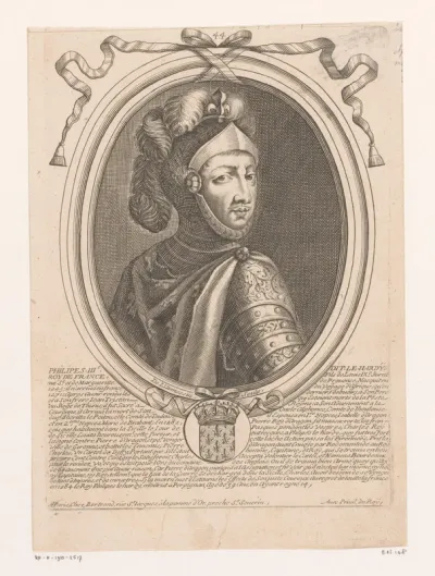 Portret van Filips III, koning van Frankrijk