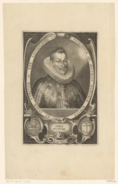 Portret van Filips III, koning van Napels