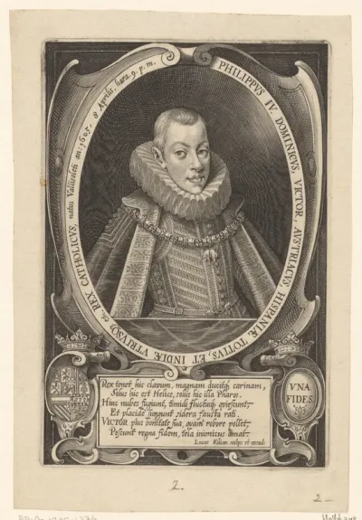 Portret van Filips IV, koning van Napels