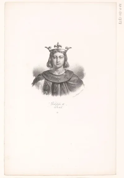 Portret van Filips IV van Frankrijk
