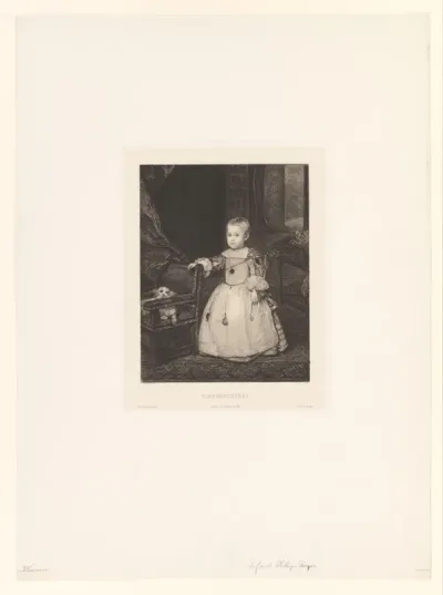 Portret van Filips Prosper van Spanje