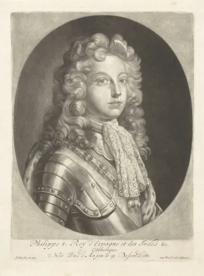 Portret van Filips V, koning van Spanje