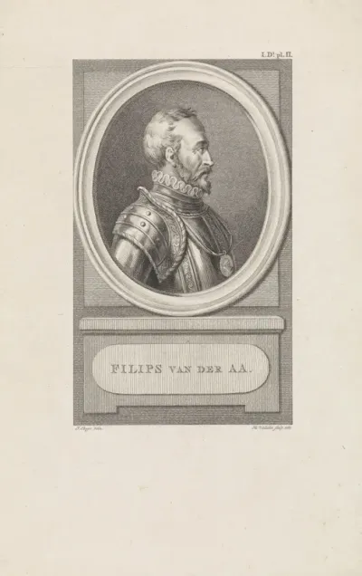 Portret van Filips van der Aa