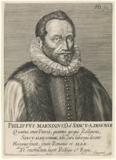 Portret van Filips van Marnix, heer van Sint-Aldegonde