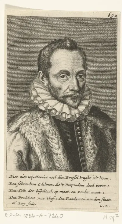 Portret van Filips van Marnix van Sint-Aldegonde