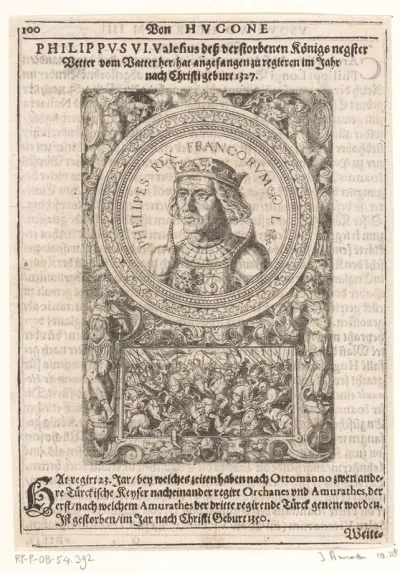 Portret van Filips VI, koning van Frankrijk