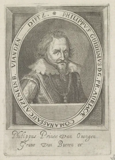 Portret van Filips Willem, prins van Oranje