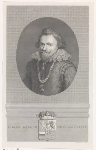 Portret van Filips Willem, prins van Oranje