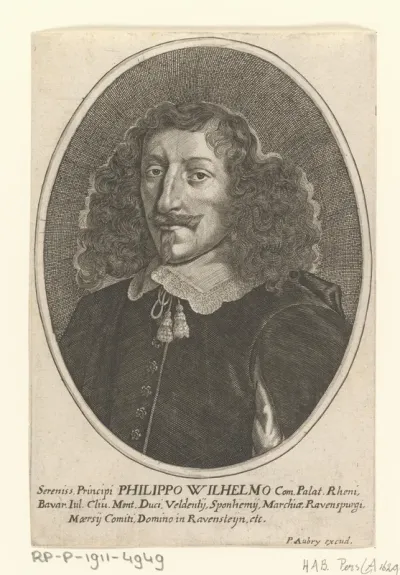 Portret van Filips Willem van de Palts