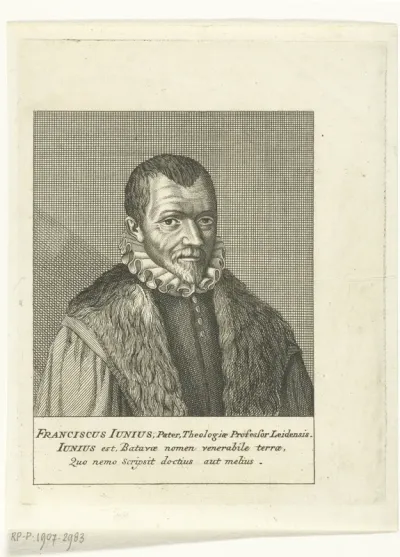 Portret van filoloog Franciscus Junius