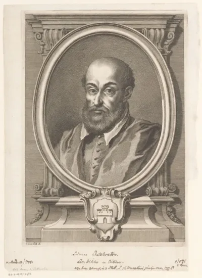 Portret van filoloog Ludovico Castelvetro