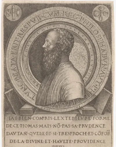 Portret van filoloog Thomas van Ravenna