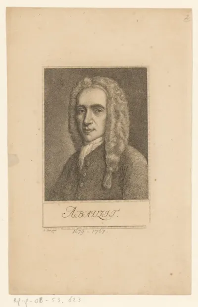 Portret van Firmin Abauzit