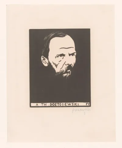 Portret van Fjodor Dostojevski
