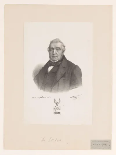 Portret van Florentius Cornelis Kist