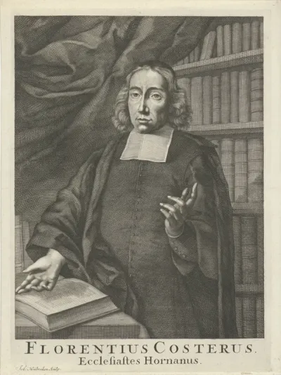 Portret van Florentius Costerus