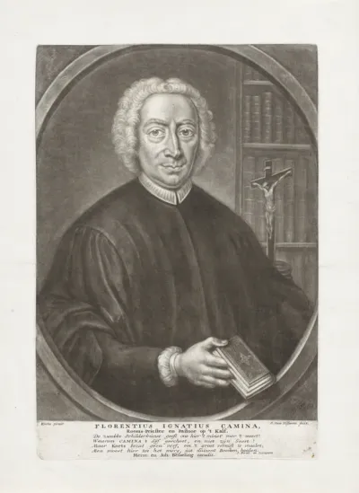 Portret van Florentius Ignatius Camina