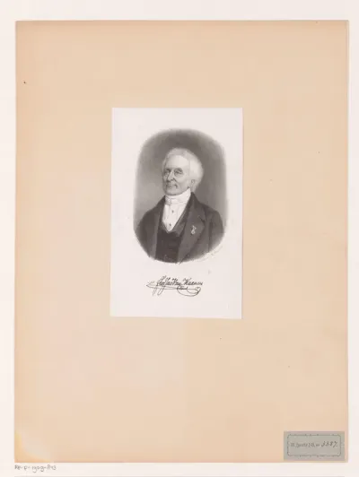 Portret van Florentius Jacobus van Maanen