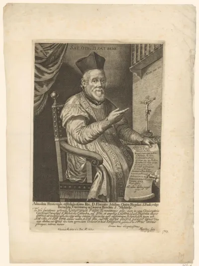 Portret van Florentius Schilling op 63-jarige leeftijd