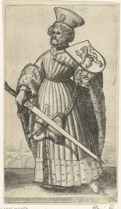 Portret van Floris III, graaf van Holland