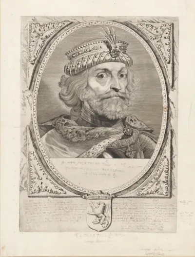 Portret van Floris V, graaf van Holland en Zeeland