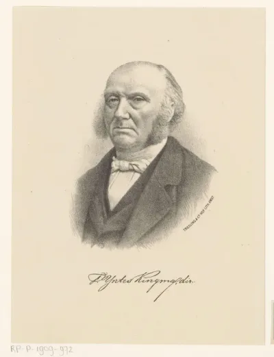 Portret van Fokke Yntes Kingma
