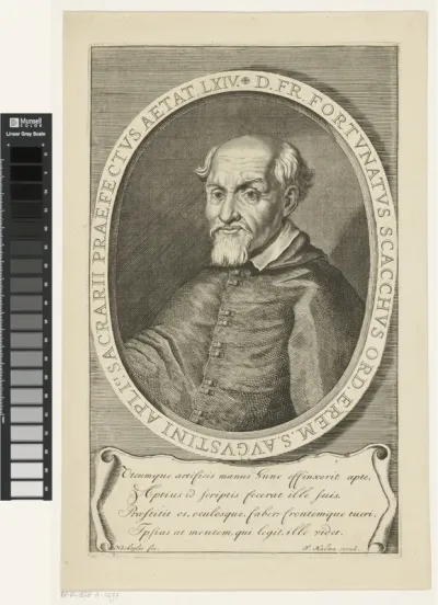 Portret van Fortunato Scacchi