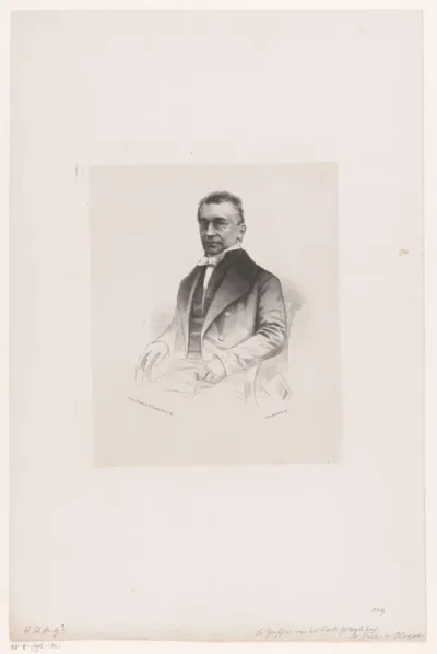 Portret van Fr. Mar. de Vries van Heyst.