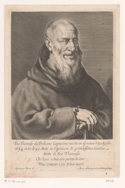 Portret van Fra Tommaso da Trebbiano