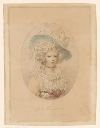 Portret van Frances Abington