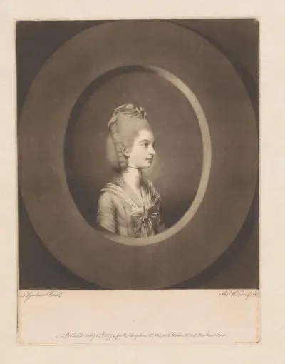 Portret van Frances Villiers