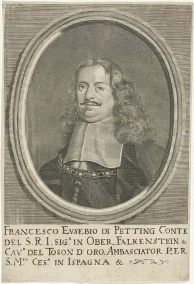 Portret van Francesco Eusebio van Pettingen